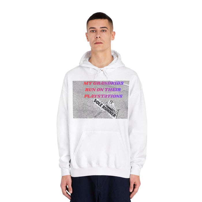 My Grandkids Run On Their Playstations: Unisex DryBlend® Hooded Sweatshirt