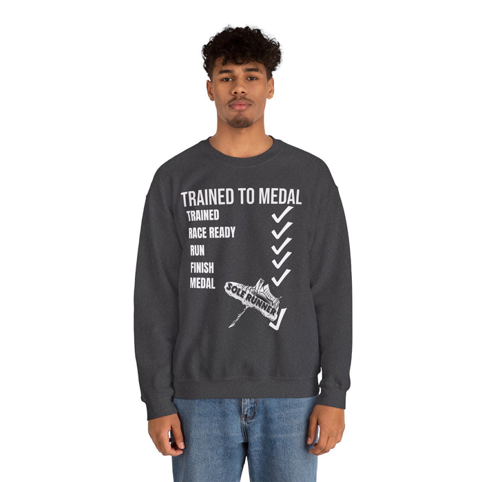 Trained To Medal: Unisex Heavy Blend™ Crewneck Sweatshirt