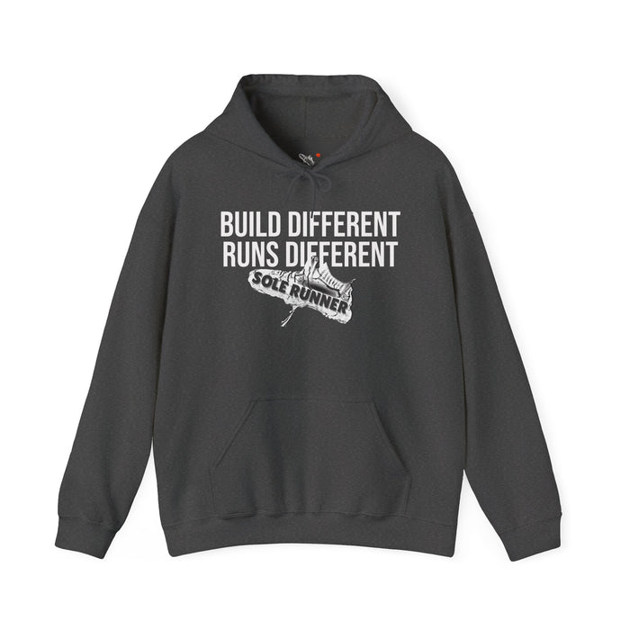 Built Different. Runs Different: Unisex Heavy Blend™ Hooded Sweatshirt