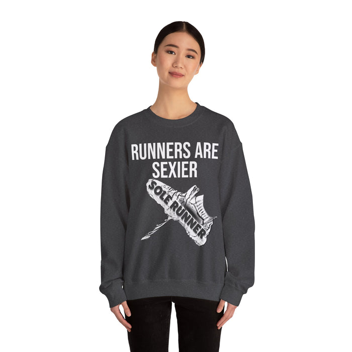 Runners Are Sexier: Unisex Heavy Blend™ Crewneck Sweatshirt