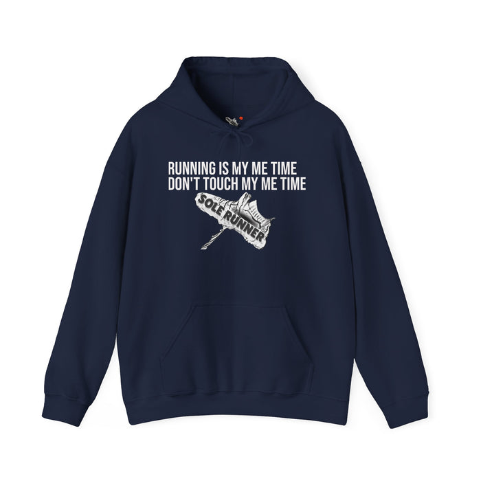 Running Is My Me Time. Don't Touch My Me Time: Unisex Heavy Blend™ Hooded Sweatshirt