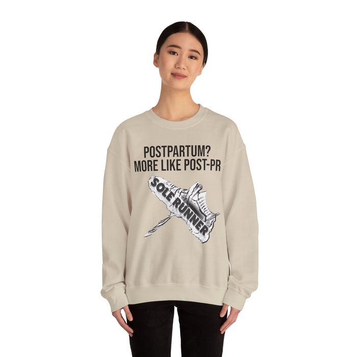 Postpartum? More Like Post-PR: Unisex Heavy Blend™ Crewneck Sweatshirt