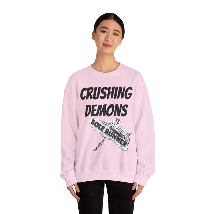 Crushing Demons: Unisex Heavy Blend™ Crewneck Sweatshirt