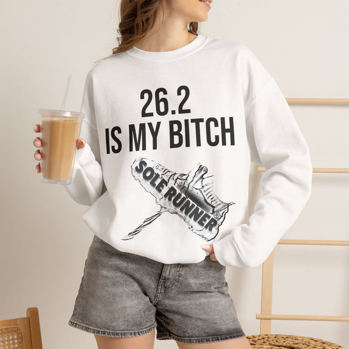 26.2 Is My Bitch: Unisex Heavy Blend™ Crewneck Sweatshirt