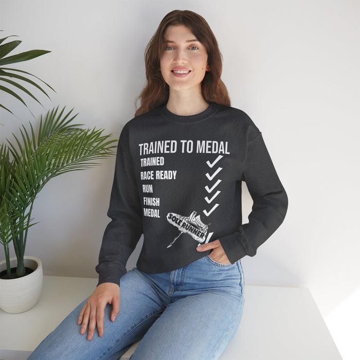 Trained To Medal: Unisex Heavy Blend™ Crewneck Sweatshirt