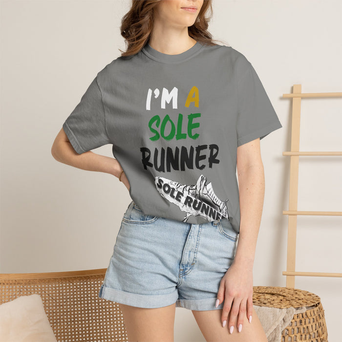 I'm A Sole Runner®-Rasta Colors: Unisex Garment-Dyed T-shirt
