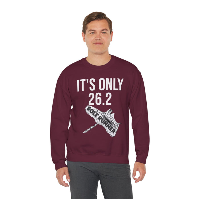 It's Only 26.2: Unisex Heavy Blend™ Crewneck Sweatshirt