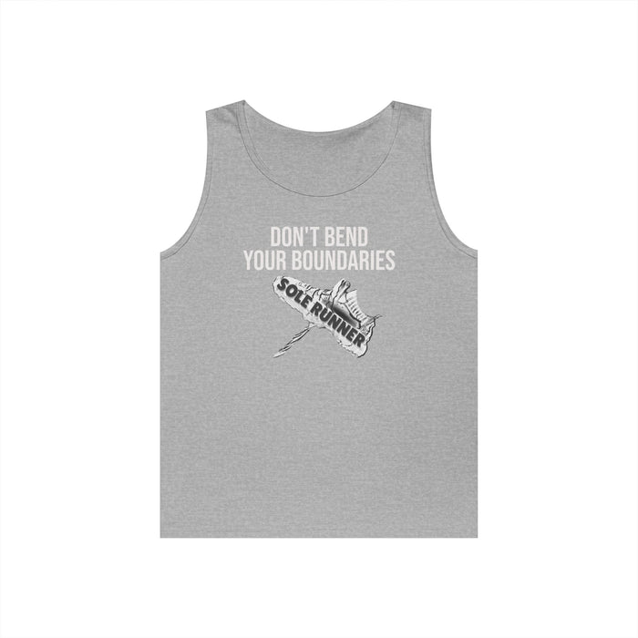 Don't Bend Your Boundaries: Unisex Heavy Cotton Tank Top