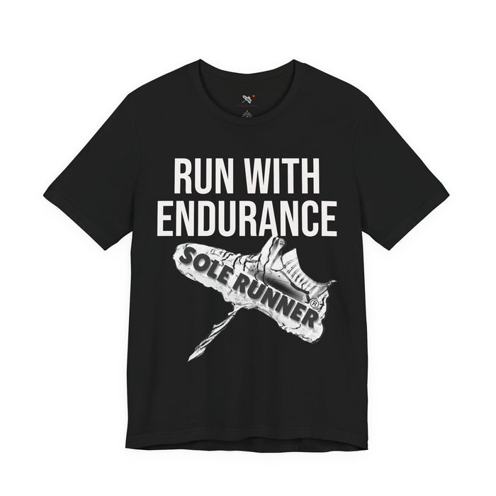 Run With Endurance: Unisex Jersey Short Sleeve Tee