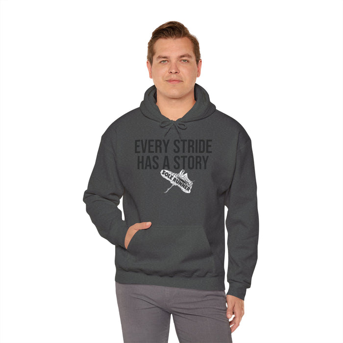 Every Stride Has A Story: Unisex Heavy Blend™ Hooded Sweatshirt