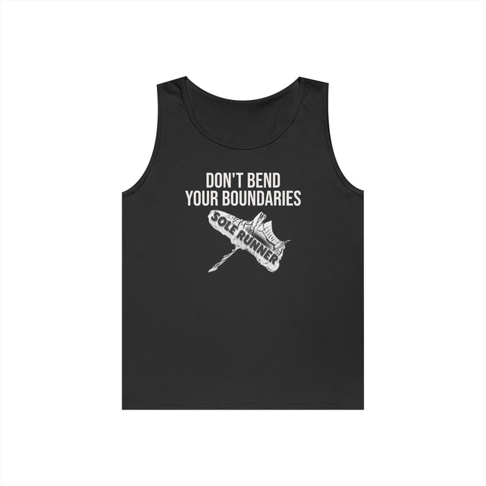 Don't Bend Your Boundaries: Unisex Heavy Cotton Tank Top