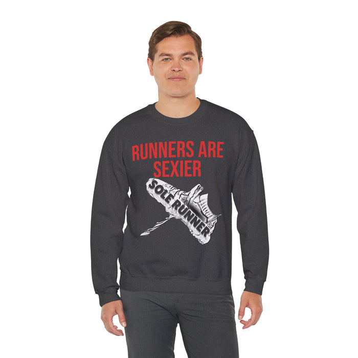 Runners Are Sexier: Unisex Heavy Blend™ Crewneck Sweatshirt