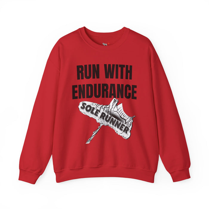 Run With Endurance: Unisex Heavy Blend™ Crewneck Sweatshirt