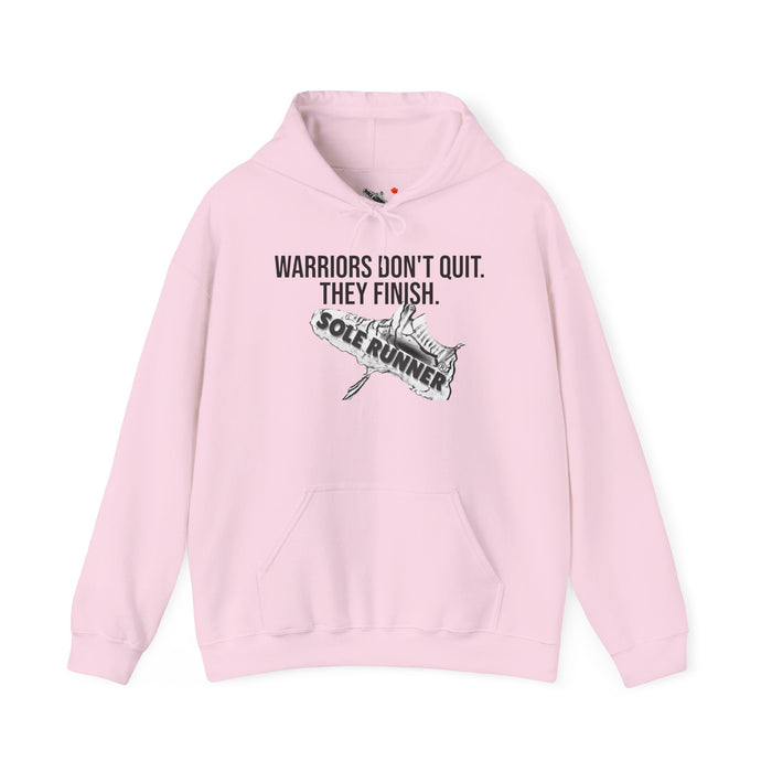 Warriors Don't Quit. They Finish.: Unisex Heavy Blend™ Hooded Sweatshirt