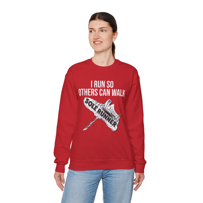 I Run So Others Can Walk: Unisex Heavy Blend™ Crewneck Sweatshirt