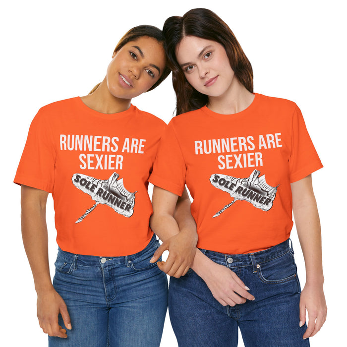 Runners Are Sexier-Sole Runner®:Unisex Jersey Short Sleeve Tee
