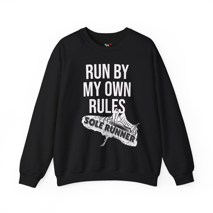 Run By My Own Rules: Unisex Heavy Blend™ Crewneck Sweatshirt