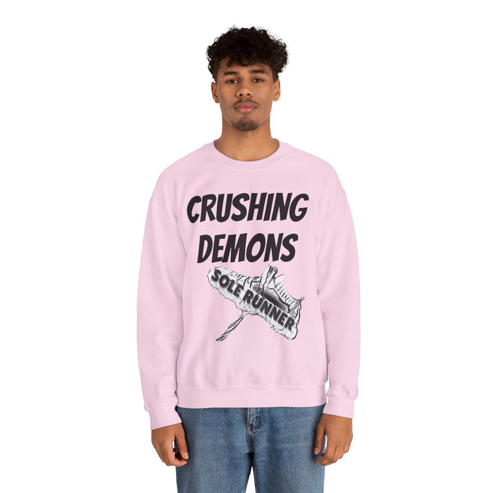 Crushing Demons: Unisex Heavy Blend™ Crewneck Sweatshirt