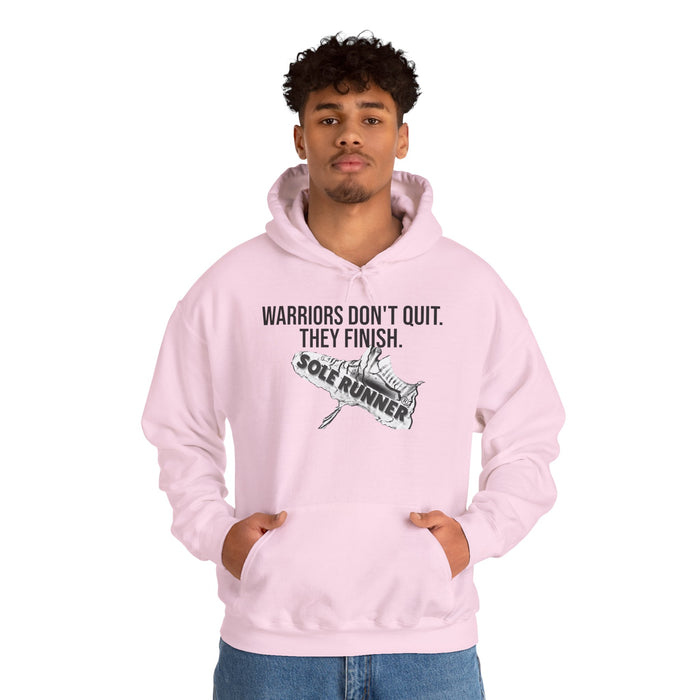 Warriors Don't Quit. They Finish.: Unisex Heavy Blend™ Hooded Sweatshirt