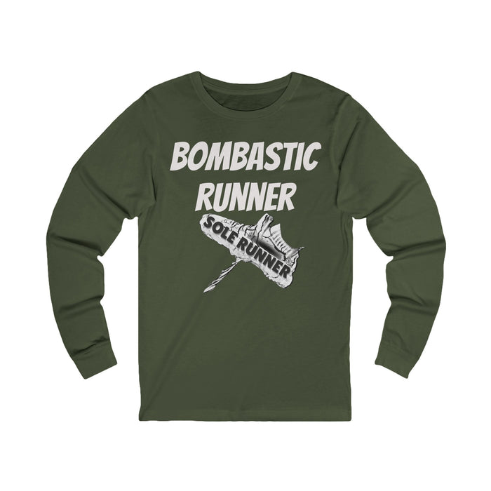 Bombastic Runner: Unisex Jersey Long Sleeve Tee
