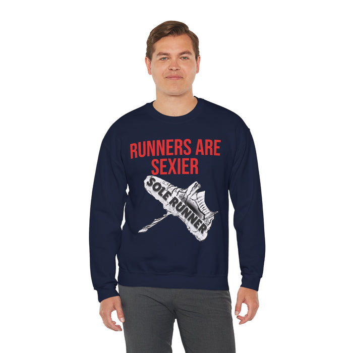 Runners Are Sexier: Unisex Heavy Blend™ Crewneck Sweatshirt