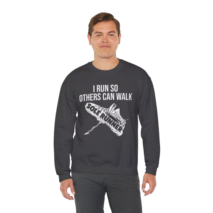 I Run So Others Can Walk: Unisex Heavy Blend™ Crewneck Sweatshirt