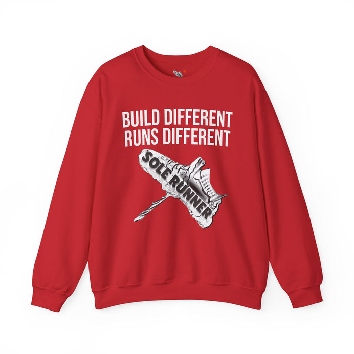 Built Different. Runs Different: Unisex Heavy Blend™ Crewneck Sweatshirt