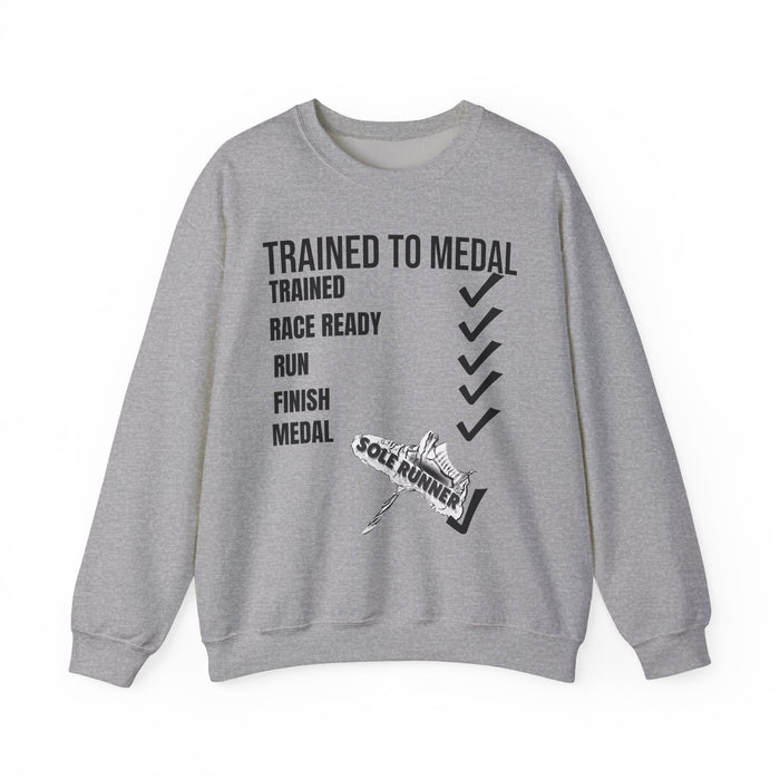 Trained To Medal: Unisex Heavy Blend™ Crewneck Sweatshirt
