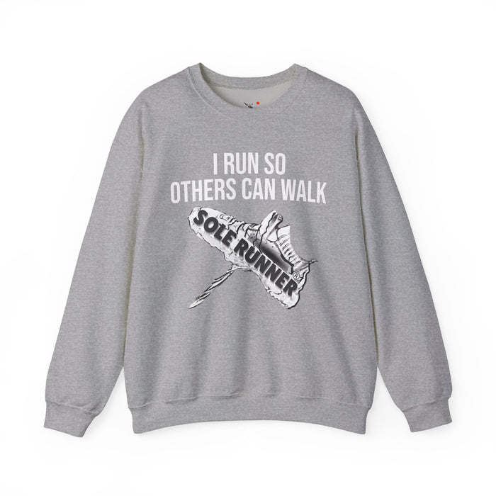 I Run So Others Can Walk: Unisex Heavy Blend™ Crewneck Sweatshirt