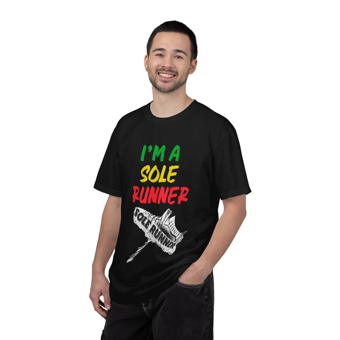 I'm A Sole Runner®-Rasta Colors: Unisex Garment-Dyed T-shirt