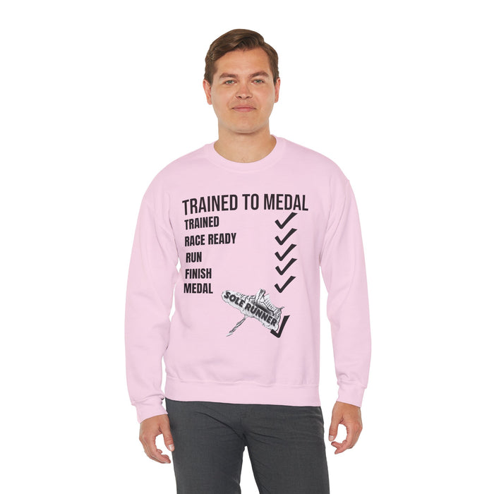 Trained To Medal: Unisex Heavy Blend™ Crewneck Sweatshirt