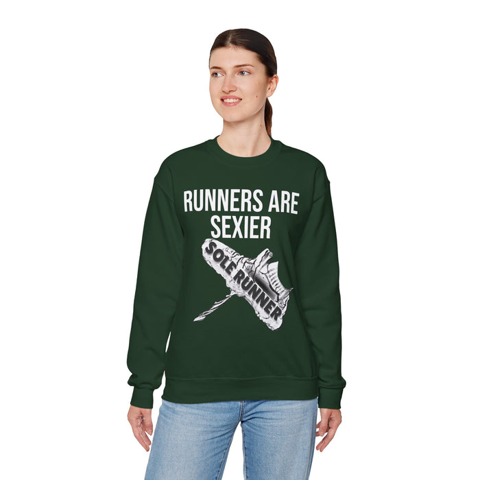 Runners Are Sexier: Unisex Heavy Blend™ Crewneck Sweatshirt