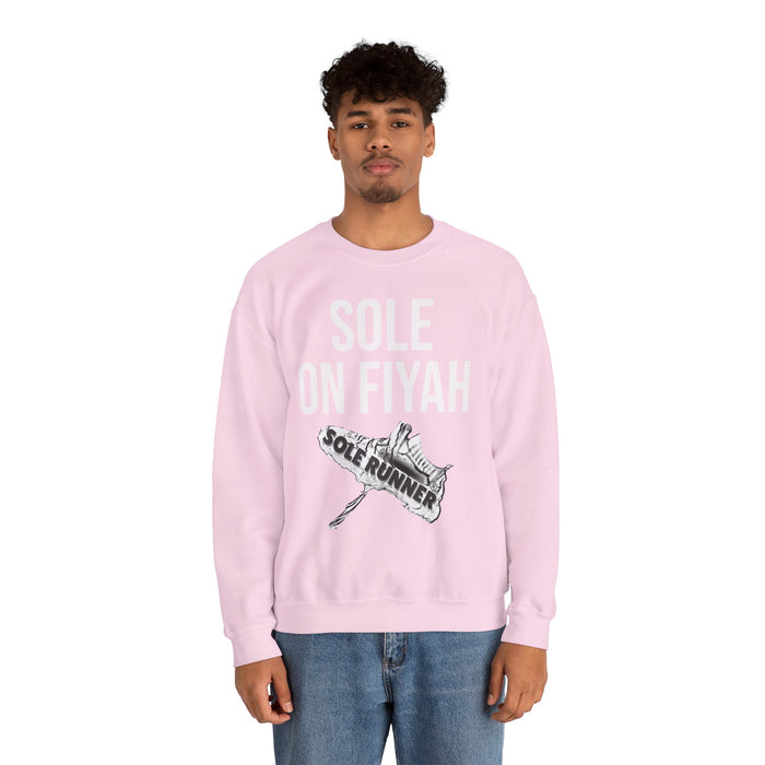 Sole On Fiyah: Unisex Heavy Blend™ Crewneck Sweatshirt