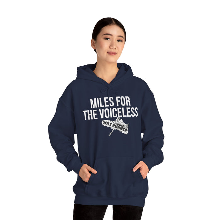 Miles For The Voiceless: Unisex Heavy Blend™ Hooded Sweatshirt