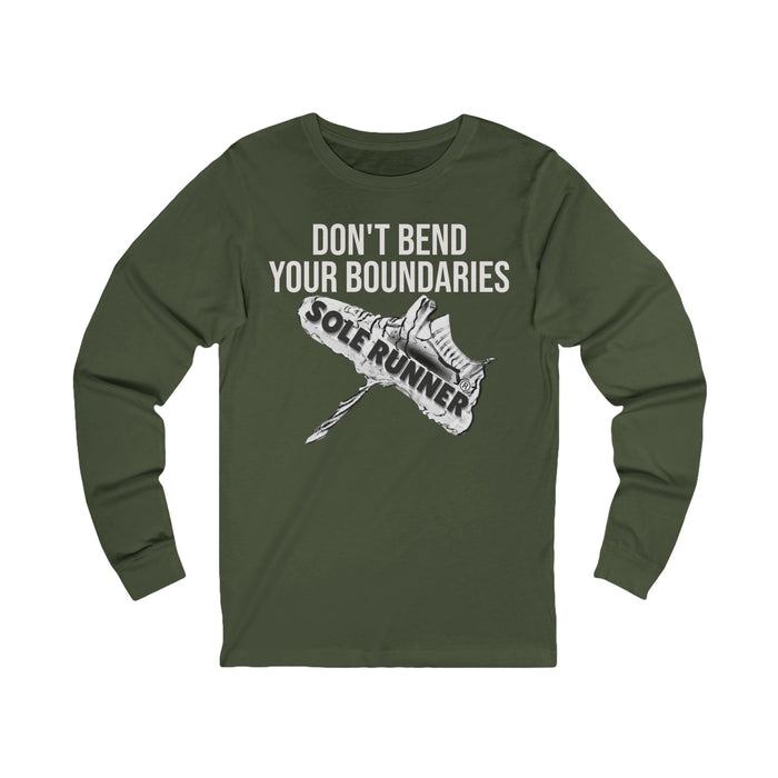 Don't Bend Your Boundaries: Unisex Jersey Long Sleeve Tee