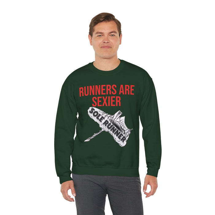 Runners Are Sexier: Unisex Heavy Blend™ Crewneck Sweatshirt
