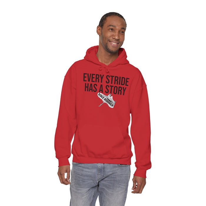 Every Stride Has A Story: Unisex Heavy Blend™ Hooded Sweatshirt