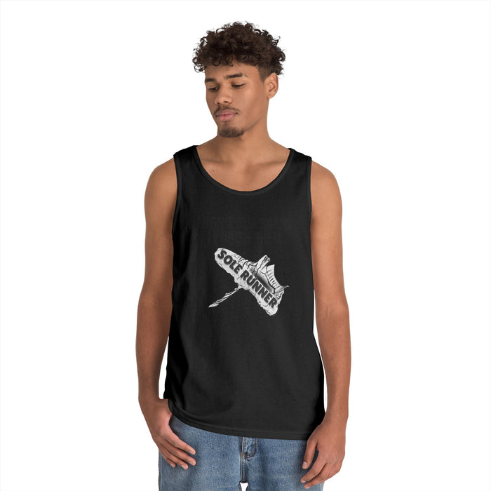 I Don't Run Roads. I Punish Them: Unisex Heavy Cotton Tank Top