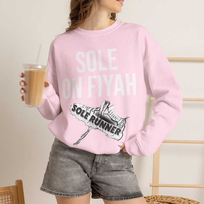 Sole On Fiyah: Unisex Heavy Blend™ Crewneck Sweatshirt