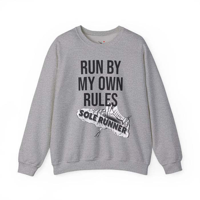 Run By My Own Rules: Unisex Heavy Blend™ Crewneck Sweatshirt