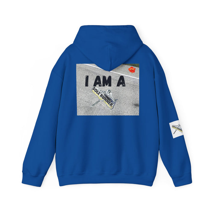 I Run I Walk I Slay Miles-Whimsical Moisture Wicking Hoodie For Runners