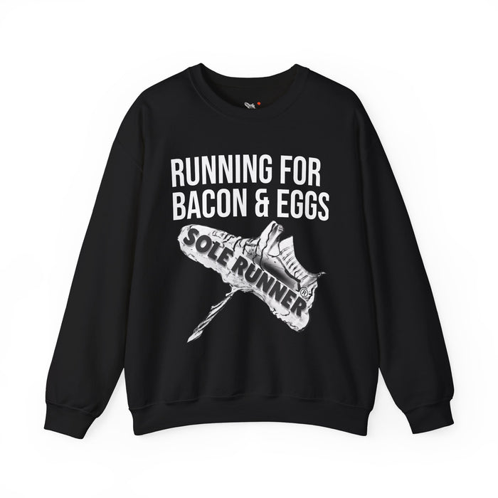 Running For Bacon & Eggs: Unisex Heavy Blend™ Crewneck Sweatshirt