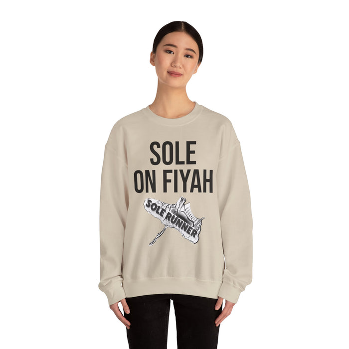 Sole On Fiyah: Unisex Heavy Blend™ Crewneck Sweatshirt