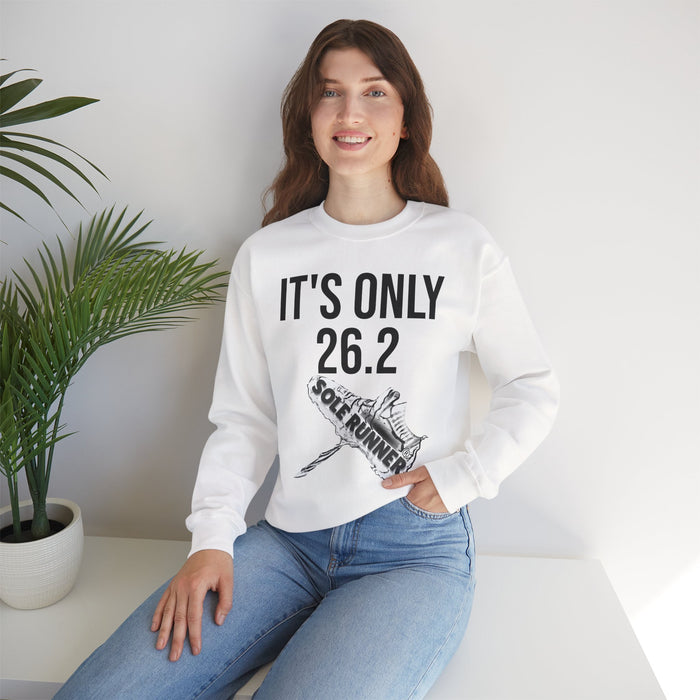 It's Only 26.2: Unisex Heavy Blend™ Crewneck Sweatshirt