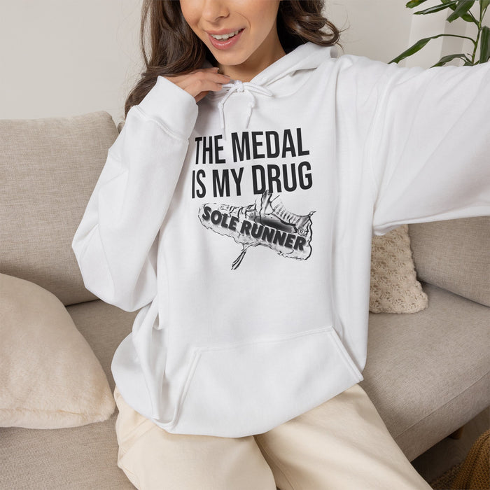 The Medal Is My Drug: Unisex Heavy Blend™ Hooded Sweatshirt