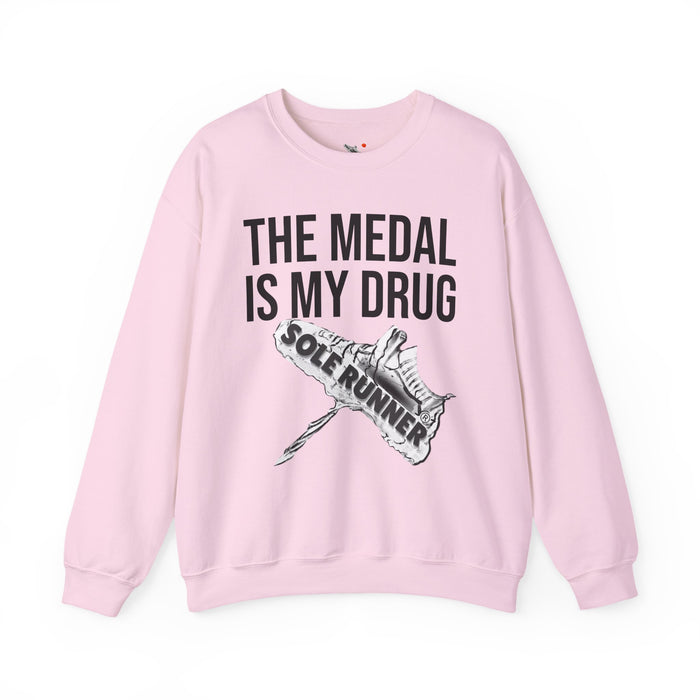 The Medal Is My Drug: Unisex Heavy Blend™ Crewneck Sweatshirt