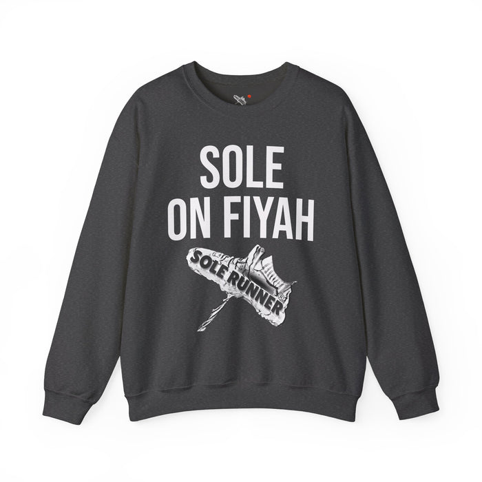 Sole On Fiyah: Unisex Heavy Blend™ Crewneck Sweatshirt