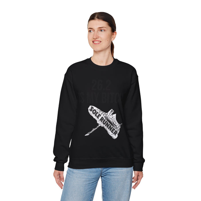 26.2 Is My Bitch: Unisex Heavy Blend™ Crewneck Sweatshirt