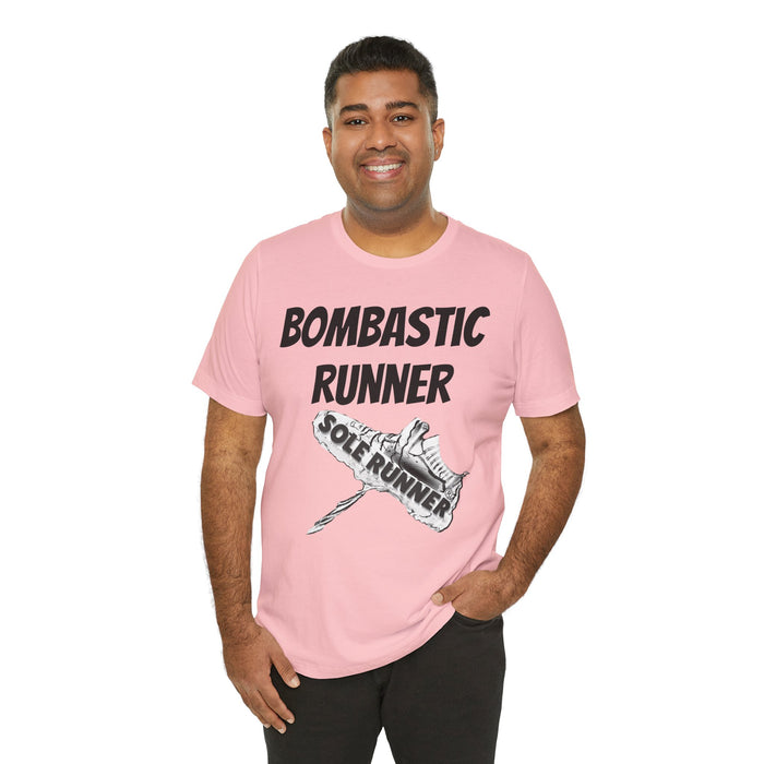 Bombastic Runner: Unisex Jersey Short Sleeve Tee