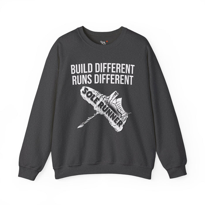 Built Different. Runs Different: Unisex Heavy Blend™ Crewneck Sweatshirt